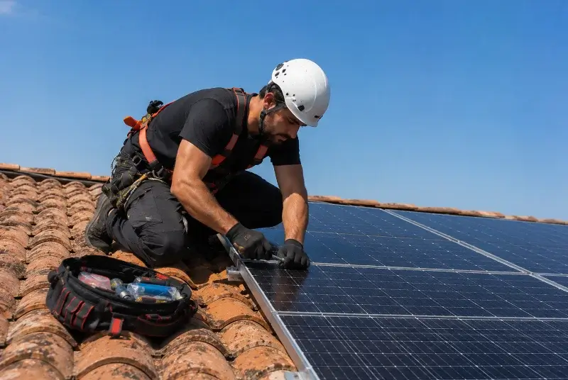 Maintenance et monitoring de panneaux solaires à Essouvert